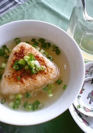 洋風✿焼おにぎり茶漬け-レシピのメイン写真