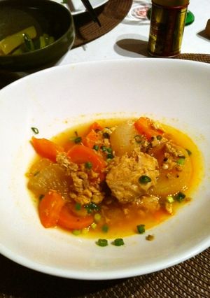 簡単!さけ缶と干したダイコンの煮物☆-レシピのメイン写真