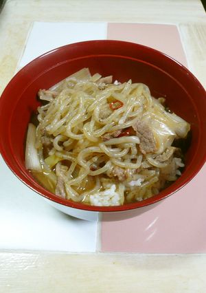 ●うちのすきやき風？丼●-レシピのメイン写真