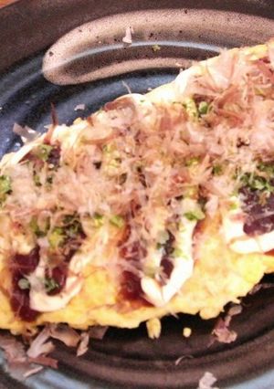 お弁当に♪玉子とキャベツのお好み焼き-レシピのメイン写真