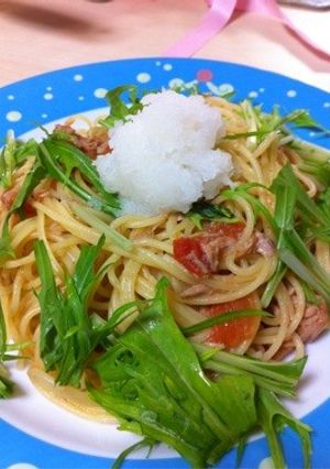 ツナトマトのおろしパスタ☆-レシピのメイン写真