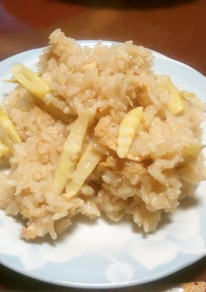 季節の笹タケノコご飯(炊飯器、圧力鍋)-レシピのメイン写真