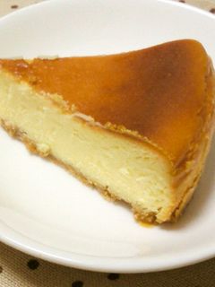 ずっしり美味しい♪ベイクドチーズケーキ-レシピのメイン写真