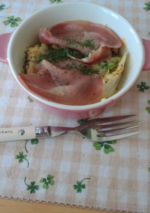 生ハムとアスパラのチーズオーブン焼き★-レシピのメイン写真