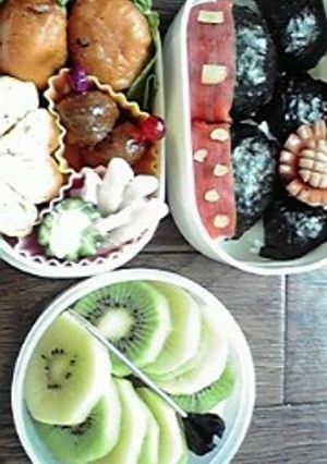Disneyﾐｯｷｰ&ﾐﾆｰ簡単キャラ弁-レシピのメイン写真