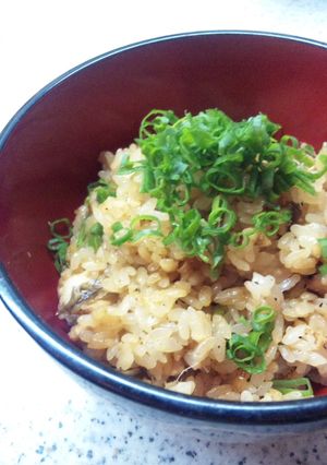 焼き穴子の黒コショー炊き込みごはん-レシピのメイン写真