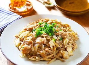 豚こまと舞茸のすき焼き風甘辛炒め-レシピのメイン写真