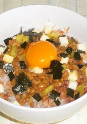 よ~く噛んでね♪チーズ納豆丼-レシピのメイン写真