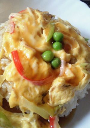 ☆簡単!５分のふんわり卵あんかけ丼☆-レシピのメイン写真