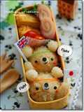 運動会のお弁当応援くまさん　キャラ弁
