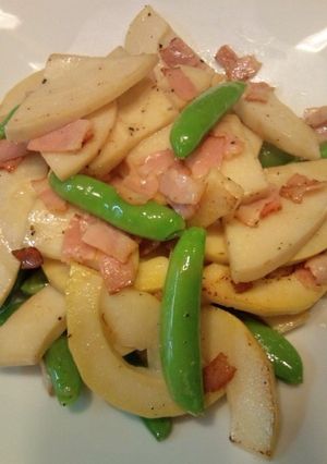 たけのことベーコンのバター炒め-レシピのメイン写真