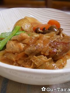 焼肉のタレde鶏モモ煮★-レシピのメイン写真