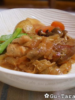 焼肉のタレde鶏モモ煮★-レシピのメイン写真