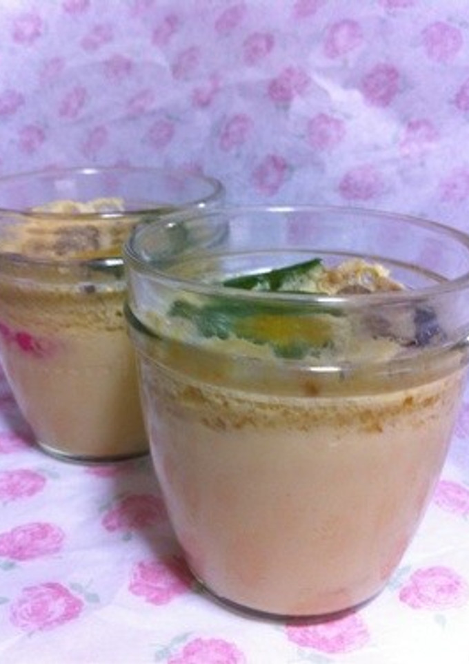 超簡単...7分..丼で作る 茶碗蒸し-レシピのメイン写真