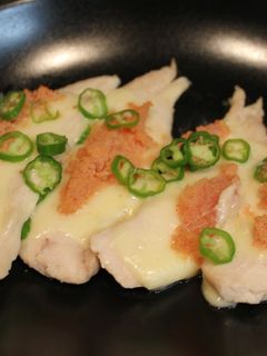 塩ささみで♡ささみ明太チーズ焼き-レシピのメイン写真