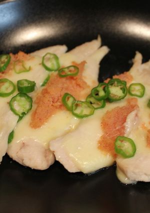 塩ささみで♡ささみ明太チーズ焼き-レシピのメイン写真