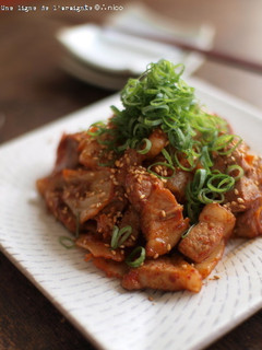 焼き肉のたれが隠し味・ゴロゴロ豚キムチ。-レシピのメイン写真