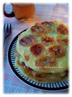 *完熟バナナの塩キャラメルパンケーキ*-レシピのメイン写真