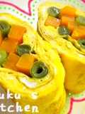 野菜嫌いのための☆3色卵焼き