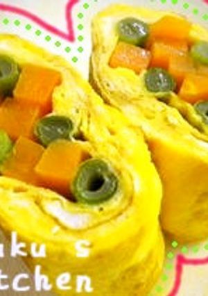 野菜嫌いのための☆3色卵焼き-レシピのメイン写真