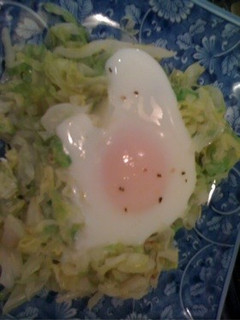 たまごのキャベツ巣ごもり-レシピのメイン写真