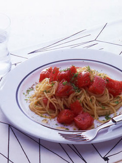 トマトの冷たいパスタ-レシピのメイン写真