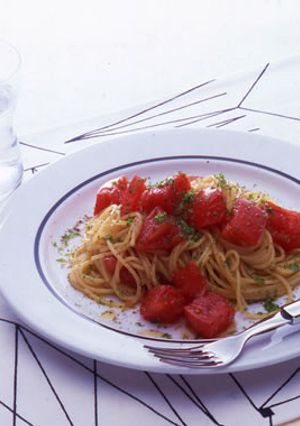 トマトの冷たいパスタ-レシピのメイン写真