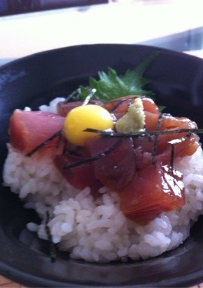 マグロの漬け丼〜とろーり♡卵乗せ〜-レシピのメイン写真
