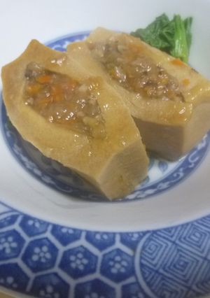∞∞∞自然食卓　高野豆腐のはさみ煮∞∞∞-レシピのメイン写真