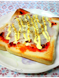 玉ねぎ&食べラー✿トースト-レシピのメイン写真