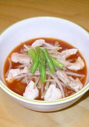 ヒンヤリさっぱりトマト味冷麺-レシピのメイン写真