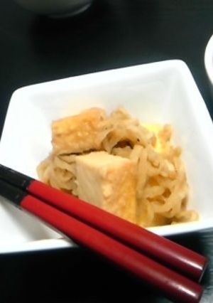 乾物大好き！切り干し大根と厚揚げの煮物-レシピのメイン写真