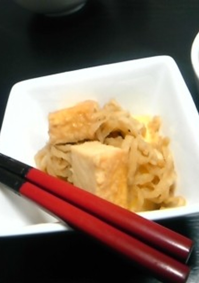 乾物大好き！切り干し大根と厚揚げの煮物-レシピのメイン写真