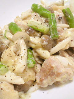 鶏肉としめじのマヨチー炒め-レシピのメイン写真