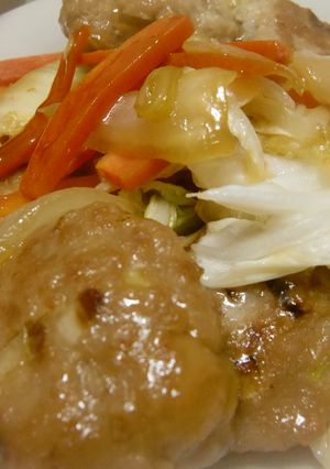 肉団子と白菜の中華風煮物♪ヘルシー！-レシピのメイン写真