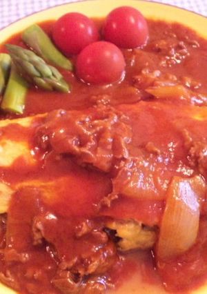 ハヤシ納豆オムレツ♪-レシピのメイン写真