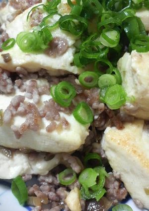 塩豆腐♪ひき肉と搾菜の炒め物-レシピのメイン写真