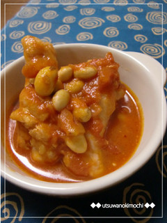 手羽元と大豆のトマト煮-レシピのメイン写真