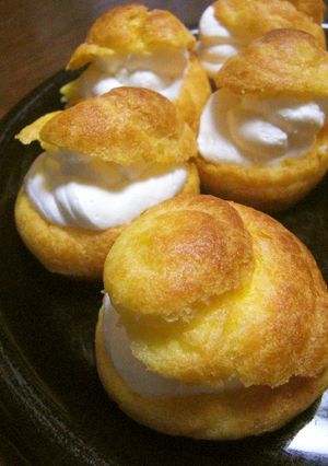 ♥レンジで簡単シュークリーム♥-レシピのメイン写真