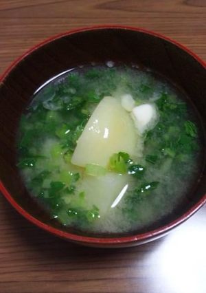 こくうま♪じゃがバタお味噌汁-レシピのメイン写真