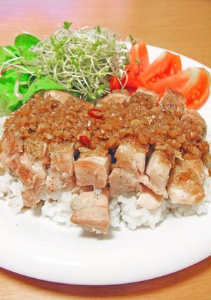 鶏肉のガーリックバター　ワンプレート-レシピのメイン写真