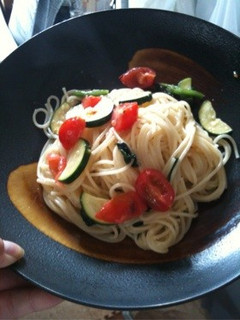 パスタ☆冷蔵庫にあるもので(^∇^)-レシピのメイン写真