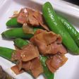 スナップえんどうのオイスターソース炒め