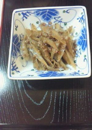 ご飯にピッタリ!ゴボウの煮転がし♪-レシピのメイン写真