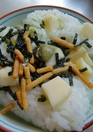 わさびチーズ茶漬け-レシピのメイン写真