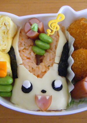 キャラ弁♪ポケモン☆ビクティニ-レシピのメイン写真