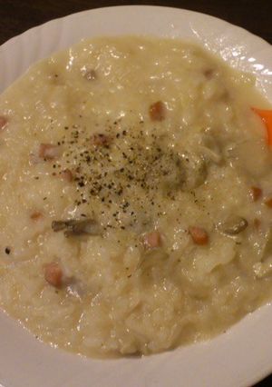 まいたけのチーズリゾット-レシピのメイン写真