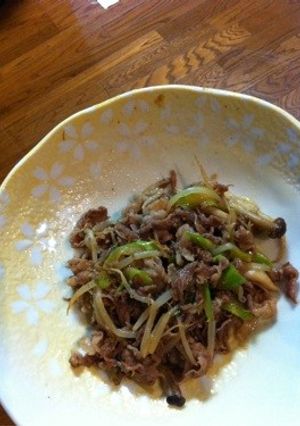 アスパラ入り焼肉-レシピのメイン写真