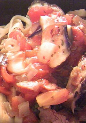 キムチと鯵と大葉の和え物-レシピのメイン写真
