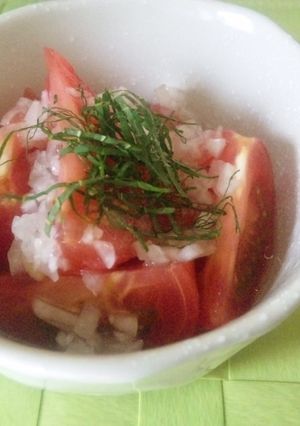 サッパリ食べれちゃう♪トマトサラダ-レシピのメイン写真